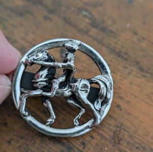 Vintage Silver Tone Tie Clip